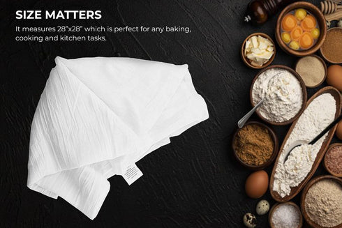 Avalon Kitchen Pack 15-28x28 Inches 100% Flour Sack Towels of - Cotton, Highly Absorbent Dish Towels for Drying Dishes