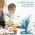 BESKAR Clip on Fan - Portable Small Desk Fan with Strong Airflow, 3 Speeds, USB Powered, Quiet
