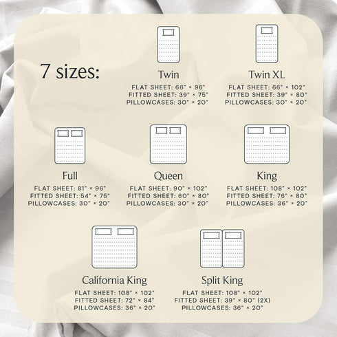 LuxClub 4 PC Full Size Sheet Set, Deep Pockets 16", Wrinkle Free Cooling Sheets, Cream Full