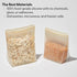 W&P Porter Silicone Reusable Storage Bag, Sandwich (36oz Stand-Up), Cream Food Storage Container, Microwave Safe