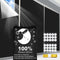 Portable Blackout Curtains (79" x 57"), 100% Portable Blackout Blinds for Any Window with Hook & Loop Tabs
