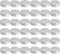 Tosnail 36 Pack 4 oz Aluminum Round Tins, Empty Tins Candle Tins Spice Tins with Screw Top Lids