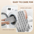 PuoWeo 35.4 15.7 Bathtub Mat Non Slip for Bathroom with Suction Cups and Drain Holes * Shower Mat for Inside Shower