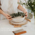 Set KIBAGA Beautiful Linen Bread Bag and Proofing Cover For Homemade Sourdough Bread - Keeps Your Loaf Fresh for Days