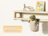 Set 3 TidyCorner Sturdy Floating Shelves of Wall Bookshelves and Nursery Floating Shelves for Books, Toys, Kitchen