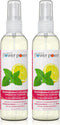 Peppermint & Lemon Air Freshener Spray, 4 Fl Oz, Pack of 2, Plant-Based Odor Eliminator, Cruelty-Free Room Spray