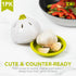 Counter, Joie Garlic Keeper, Vented Pod Saver for Firm, Fresh and Odorless Storage, Holds Full Head or Leftover Cloves