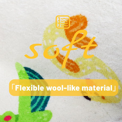 Rug,5.2 Round ABC Kids ft Animal Alphabet Playroom Rug,Washable Non-Slip Cute Nursery Rug for Kids Room,Educational Kid