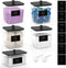 COAZEX 4+1 Pack Clear Laundry Pods Container & Dryer Sheet Holder, Plastic
