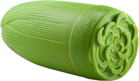 Hutzler Plastic Attack Snack Containers, 2.6" x 7", Orange/Green
