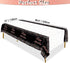3 Pack Black and Rose Gold Tablecloths, Plastic Disposable Birthday Decorations, Rectangle Table Cover 51"x86" for