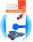Kitchen + Home Silicone Suction Lids and Food Covers - Set of 5 for Various Sizes