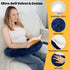 IFOYO Ergonomic Gaming Pillow for Lap, Blue U-Shaped Crochet Pillow for Lap Support, Soft Reading Pillows Provide Arms
