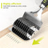 High Grade Stainless Steel Pasta Roller and Cutter - Noodle Cutter with Non-slip Comfort Handle for Kitchen