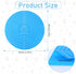 Silicone Baking Mat Cake Mat Round Silicone Baking Mat with Measurements for Cake Turntable Stand Pastry Baking Sheet, Non-Stick and Heat Resistant (Blue) by KALIONE
