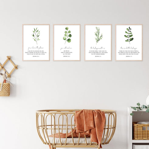 Insire Christian Wall Decor, Jeremiah 29 11 Art Poster, Unframed, 8x10