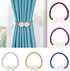1X Pearl Magnetic Curtain Clip Holders, Buckle Clips for Hanging Ball Tie Back Curtain Accessories Home Decor (Purple)