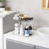 Yieach 2 Counter Tier Bathroom Organizer,Tiered Bathroom Organizer for Makeup,Perfume,Beauty Products,Skincare