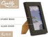 Klikel 4x5 Picture Frame - Black Wooden Photo Frame with Glass Protection, Ready for Display