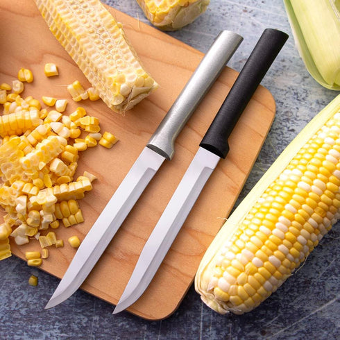 RADA Cutlery Utility Steak Knife, Pack of 2, Black Handle