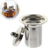 SHERCHPRY Mesh Strainer Tea Strainer, Stainless Steel Loose Tea Infusers with Lid for Glass Teapot