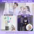3 1 2 4 LXIANGN in Toothbrush Cleaner Holders,Rechargeable Wall Mounted Toothbrush Holder Toothpaste Dispenser