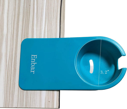 Drink Cup Holder Clip, Home Office Table Desk Side Huge Clip for Water Drink Beverage Soda Coffee Mug Holder (New Blue)