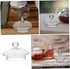 Teapot Lid Small Glass Lid Pot Lid Top Clear Lids Replacement Glass Teapot Caps Glass Tea Pot Lid Tea Steeper Lid Tea Kettle Lid Replacement Glass Lid Drinks Tea Set Cover Tea Leak by Alipis