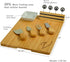 Monogrammed 4 Picnic at Ascot Personalized Laser Engraved Hardwood Board for Cheese & Appetizers - Includes Cheese