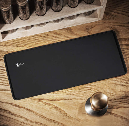 Yolococa Food Grade Non-Slip Tamper Mat, Espresso Tamping Pad, 5 Inch X 12 Inch Tamp Station Accessory