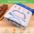 1 Pack 1 Pack) SumDirect Bread Bags for Homemade Breads- Blue Reusable Zipper Bread Bags for Sourdough, Large Freezer