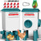 Chicken Feeder and Waterer Set, 1.9 Gallon/17.7 Pounds, Automatic Chicken Feeders and