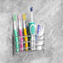 Linkidea Stainless Steel Toothbrush Holder Stand - 7 Slot Organizer for Shower, Bathroom, Wallmount/Countertop