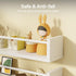 16.5" Set 4, Wall Book Shelves for Kids - Floating Nursery Book Shelves of White Wall Mounted Bookshelf for Kids Room