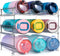 Water Bottle Organizer for Cabinet, 3 Pack Plastic Storage Shelf for Fridge, Kitchen, Desktop