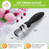 Frozen Spring Chef Heavy Duty Ice Cream Scoop with Comfortable Handle - Professional Ice Cream Scooper for Gelato