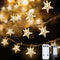 JOLYMOLY Star String Lights Plug in, 59 Ft 100 LED Star Fairy