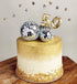 JeVenis Disco Ball Cake Decoration, 70's Disco Party Supplies for Birthday Party