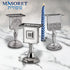 Nickel Havdalah Candle Holder, 5.6 Inches Octagon Stand for Jewish Hanukkah Candles