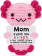 Mom Gifts from Daughter, Mini Crochet Axolotl for for Mothers Birthday Christmas