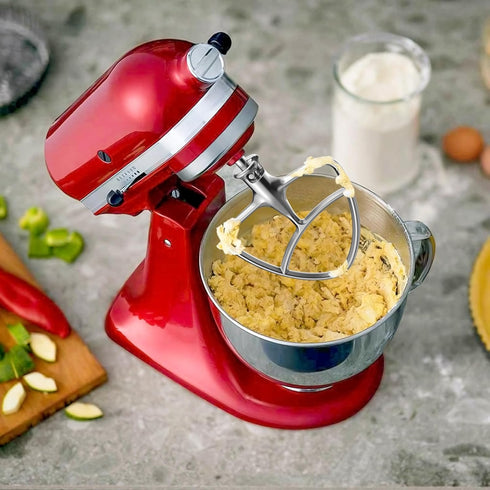 Stainless Steel Flat Beater for KitchenAid Mixer, Paddle Attachment for 4.5-5 QT Mixing Bowl, Dishwasher Safe