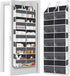 Over the Door Organizer 5 Tiers, Extra Large Storage with 10 Compartments, 50 lbs Capacity for Closet, Diaper Organizer