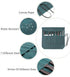 Denifiter Heavy Duty Waxed Canvas Chef Knife Storage Roll Bag, Waterproof and Durable (Dark Green)