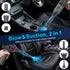 KMM Handheld Car Vacuum Cleaner, 4 in 1 Vacuum Cleaner 16000Pa Air Duster, 3-Speed Adjustable 120W High Power Vacuum Cleaner with LED Light and Multi-Nozzles for Car, Home, Office, Pet by KMM