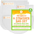 Pro Quality Nut Milk Bags, Greek Yogurt Strainer Bag & Cold Brew