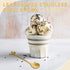 20 Pack 4.7 Inch Gold Stainless Steel Leaf Coffee Spoons for Dessert, Stirring, Mixing