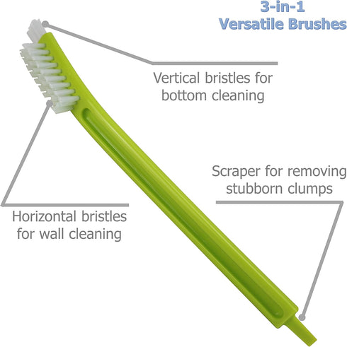 10 Pack Juicer Cleaning Brushes, Multi-Purpose Deep Clean Brushes for Juicer, Bottle Bottom, Dishes, Sink, Pots, Pans