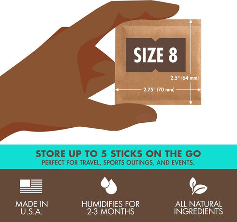 Boveda 75% Two-Way Humidity Control Packs, Size 8, 10 Pack for Storing Up to 5 Items