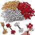 GXXMEI 300PCS Artificial Holly Berries, Mini 10 mm Fake Berries Decor on Wire
