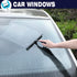 10-Inch Matte Black Shower Squeegee, All-Purpose Stainless Steel for Bathroom, Shower Doors, Mirrors, and Tiles